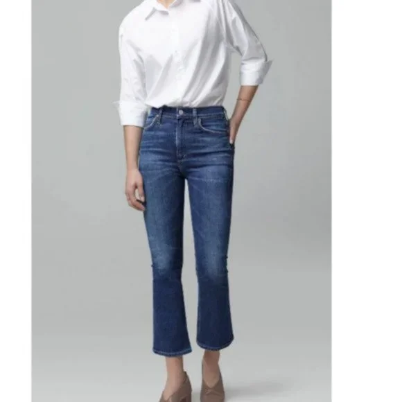 Citizens of Humanity Demy Cropped Flare PETITE - Picture 1 of 9